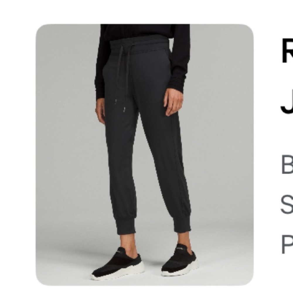 Lululemon Athletica Black Joggers